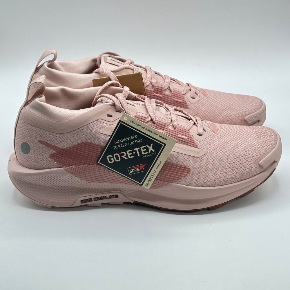 Nike Pegasus Trail 5 Gore-Tex Pink Running FQ0912-601 Women’s 10.5 / Men's 9 - Picture 3 of 9